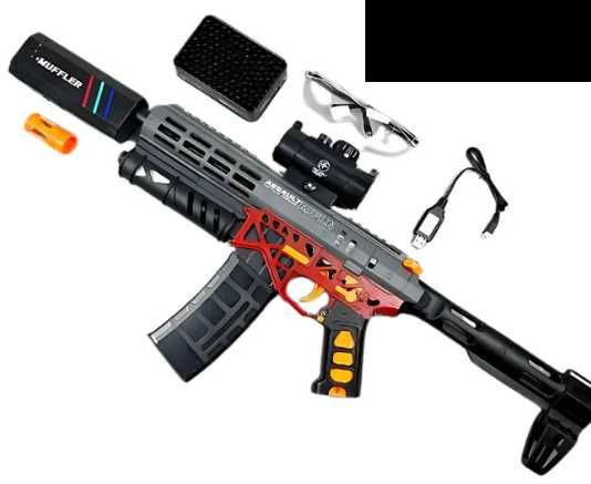 Гел бластер МК6, Автоматична и ръчна стрелба, Син и Червен