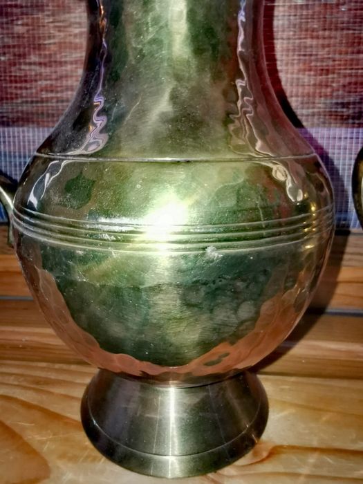 Антикварни месингови кани за вино вода дома 3 бр. общо 180 лв.