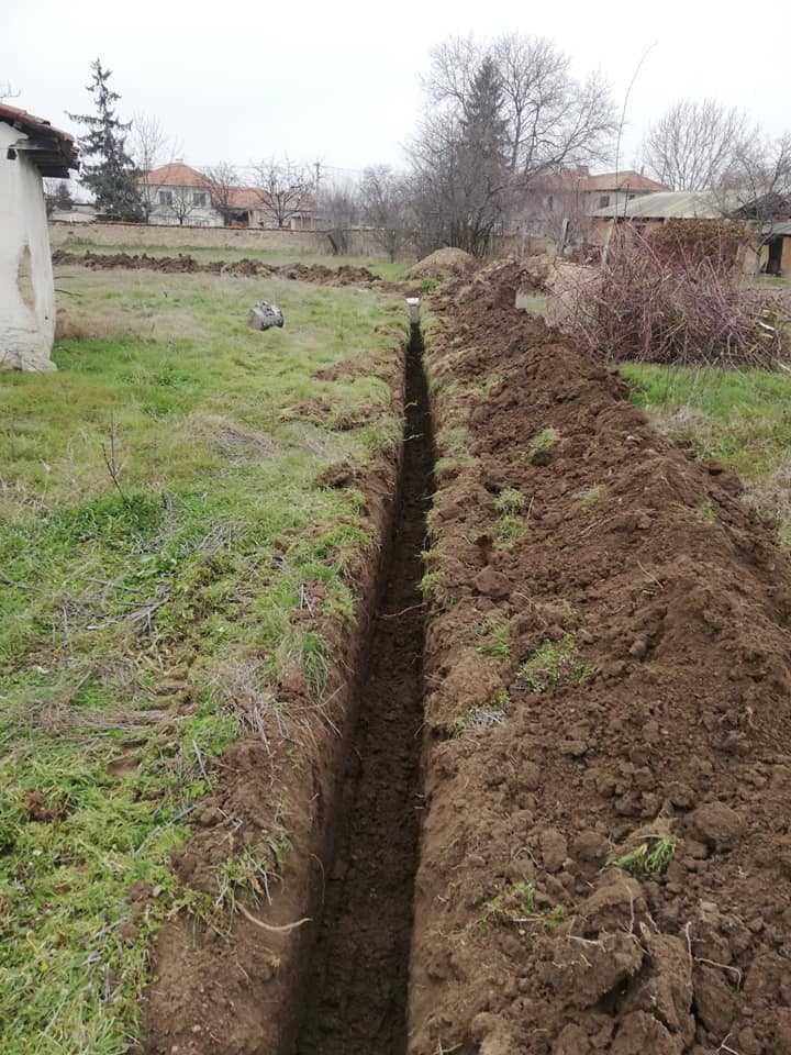 Услуги с мини багер и самосвал