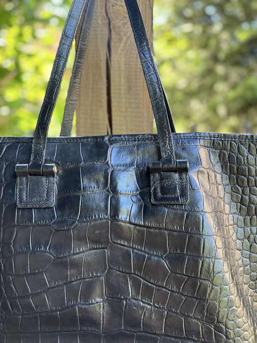 Кожена чанта Armani