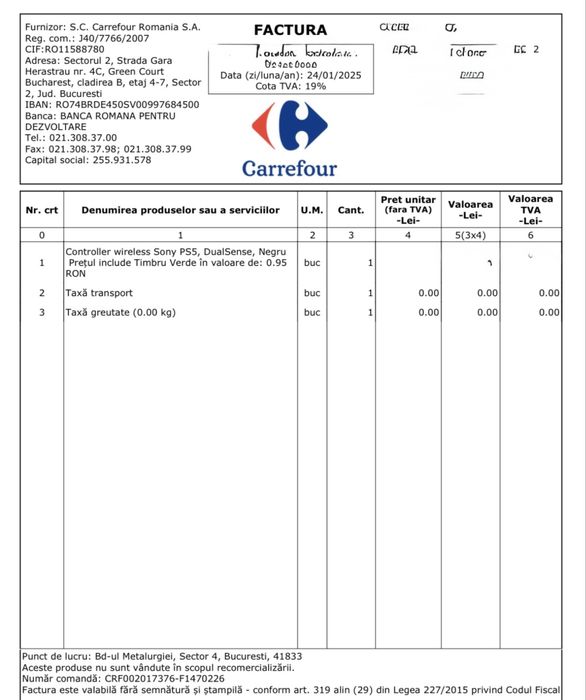 Consola PlayStation 5 (PS5) Slim disk, 1TB garantie eMag