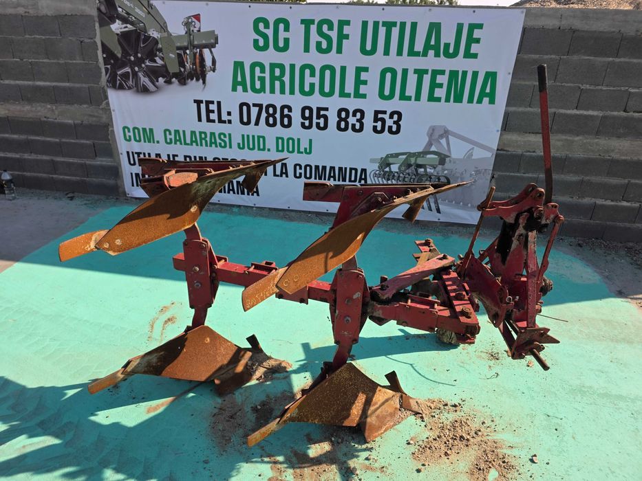 Plug reversibil 2 brazde, Lemken. Rabewerk,  Krone, Steeno