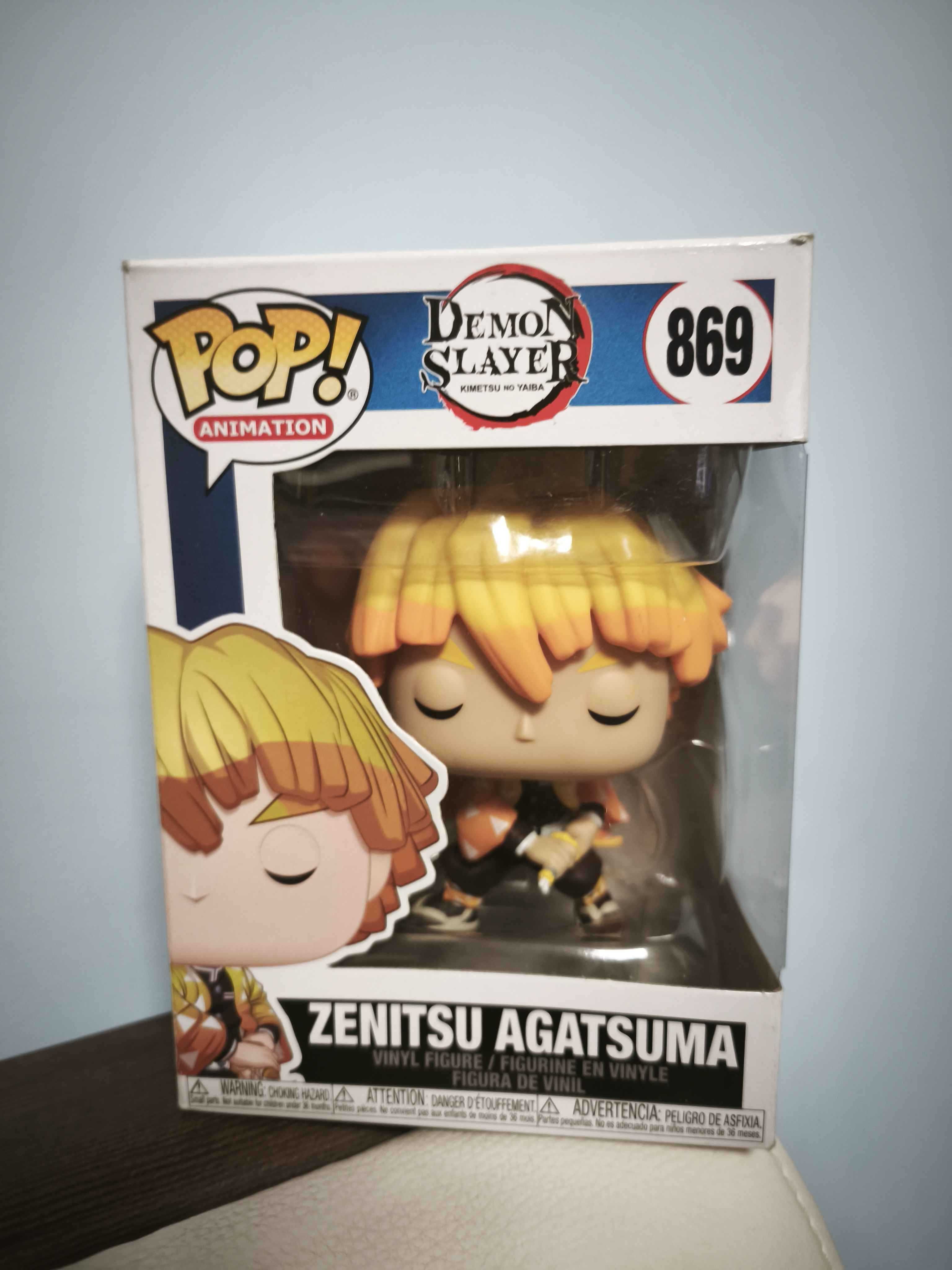 Фигура Funko POP! Animation: Demon Slayer - Zenitsu Agatsuma #869