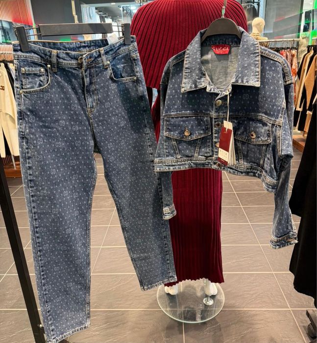 Compleu blugi femei gucci