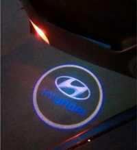 Подсветка дверей Hyundai sonata