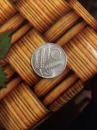 10 lire din Republica Italiana. An 1973