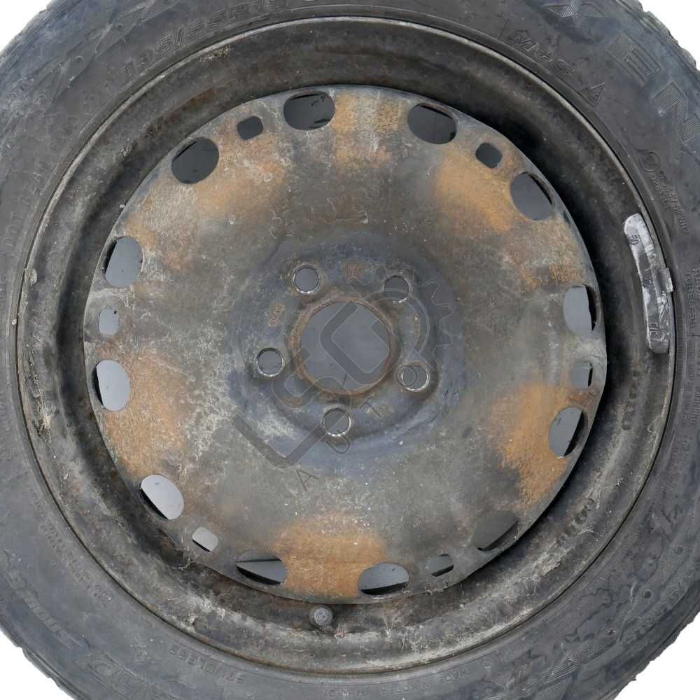 Стоманени джанти 5x100 с гуми R15 Skoda FABIA II 2007-2014 ID:143753