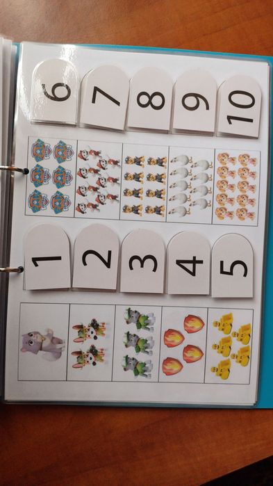 Активна книжка за деца с Пес Патрул с велкро стикери - Монтесори