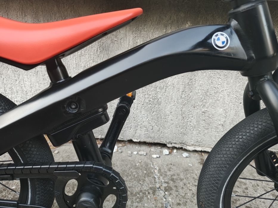 Bicicleta copii BMW Kids original, 14 Zoll 2 in 1,  de la 2 ani jumate
