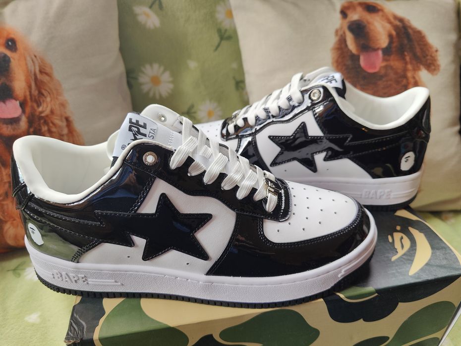 Мъжки обувки a Bathing Ape Bape Sta Low черни