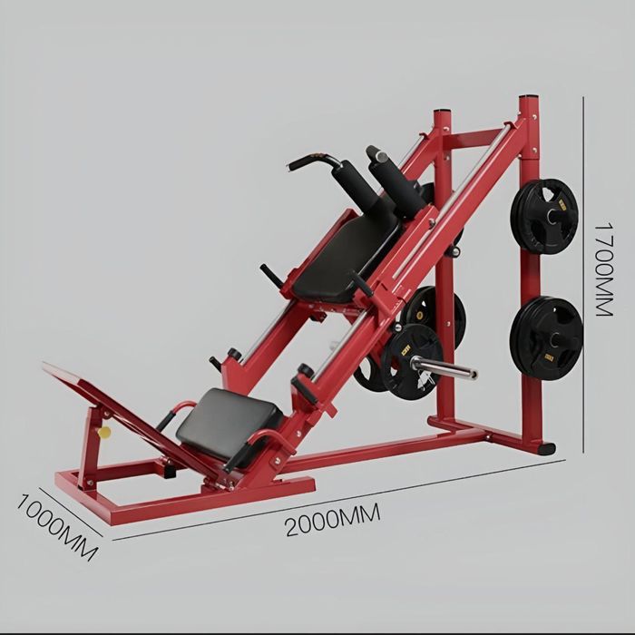 Тренажер для жима ногами и приседаний Гак машина Тренажер хак Професс