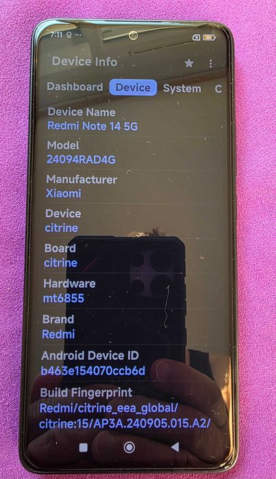 Redmi Note 14 5g cu folie și husă ca nou