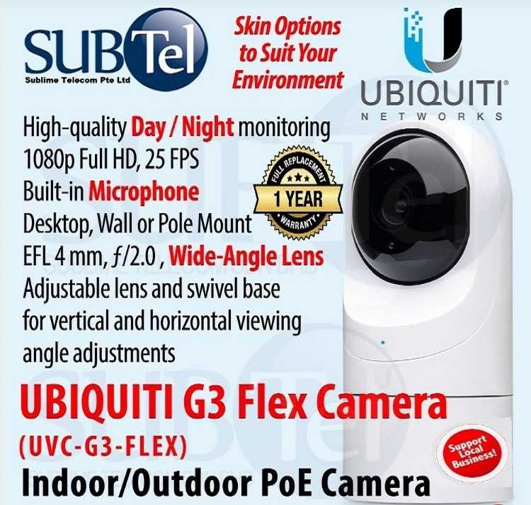Camera wireless UNIFI Ubiquiti G3 Instant UVC-G3-INS, 2 MP, IR, 2.8 mm