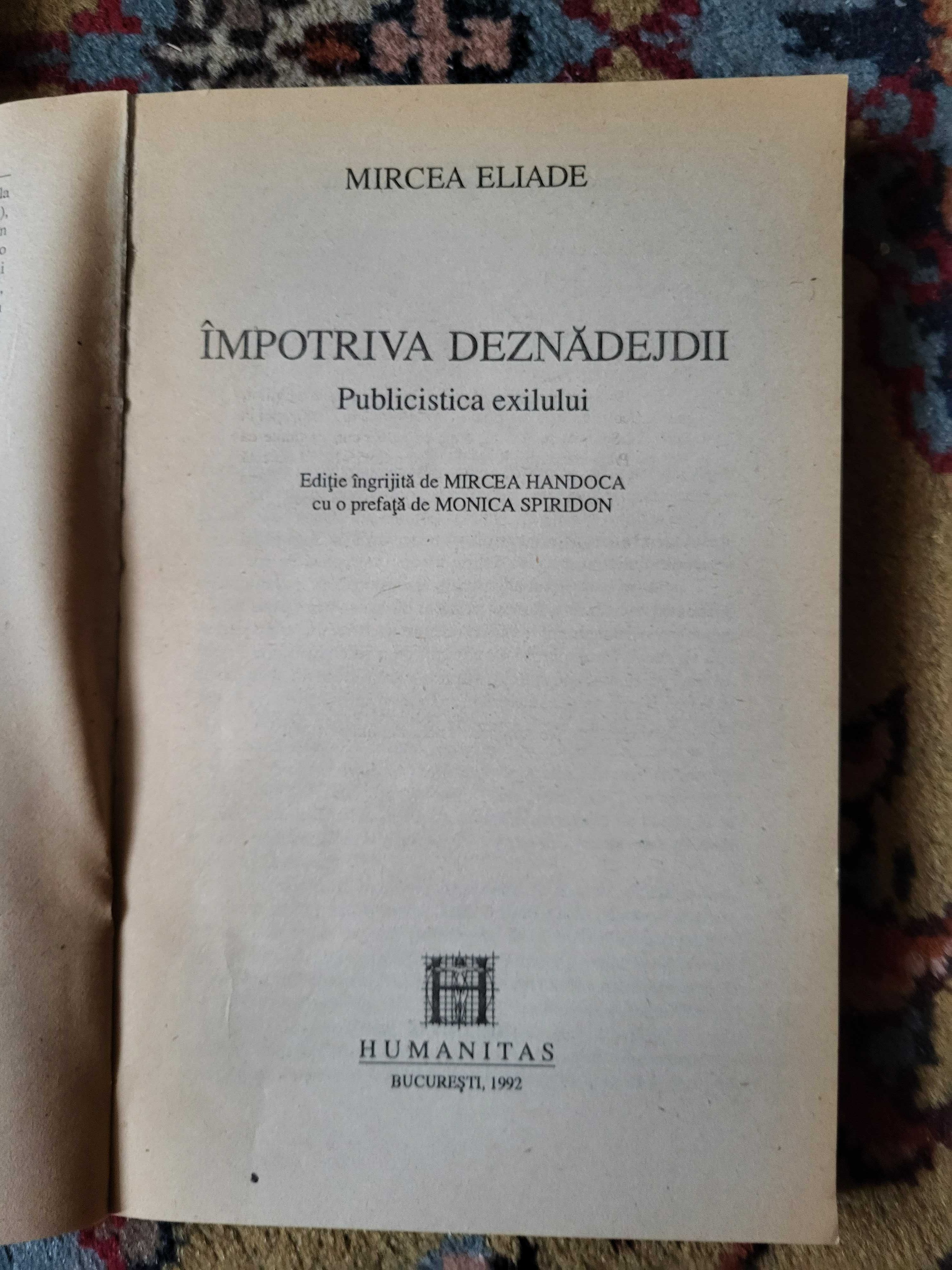 Colectie Mircea Eliade - Editura Humanitas