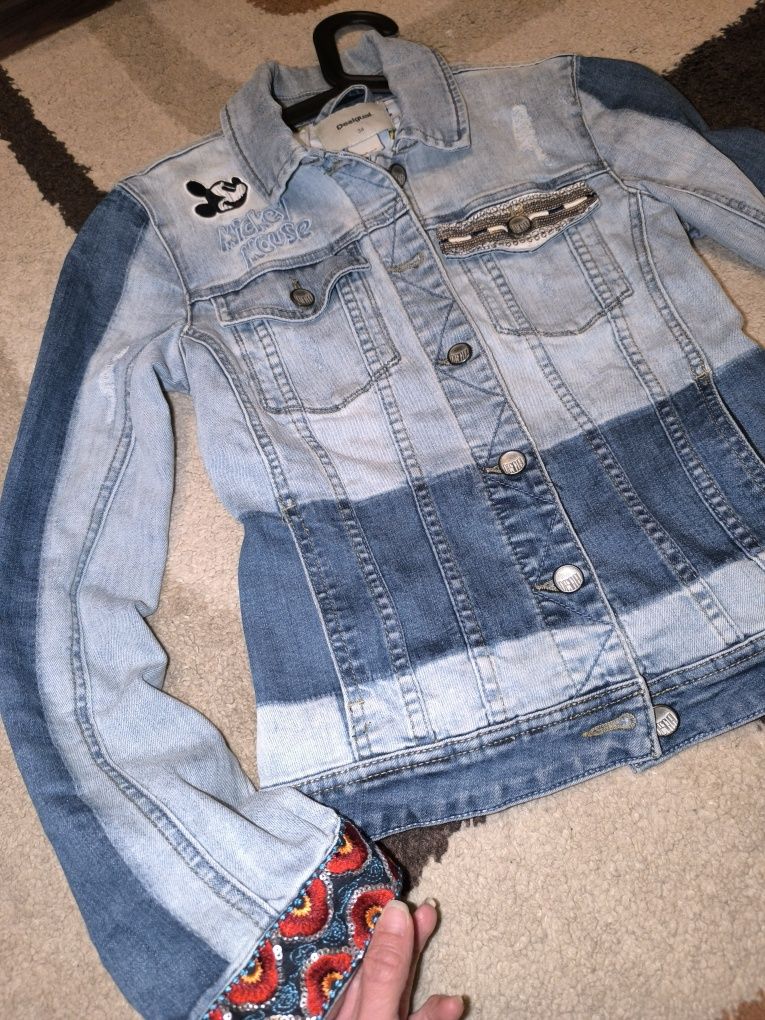 Ново дънково яке Desigual XS-S размер