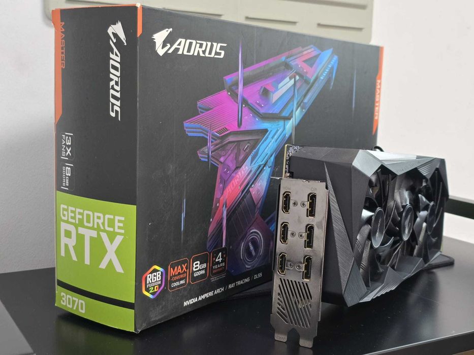Placa video GIGABYTE RTX 3070 AORUS MASTER 8GB GDDR6 256-bit
