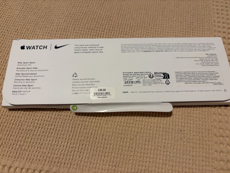 Curea NIKE originala pt apple watch