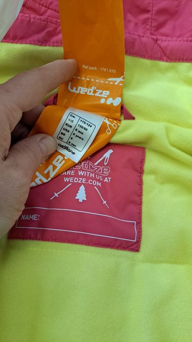Costum ski Oxylane pt fetițe 6 ani