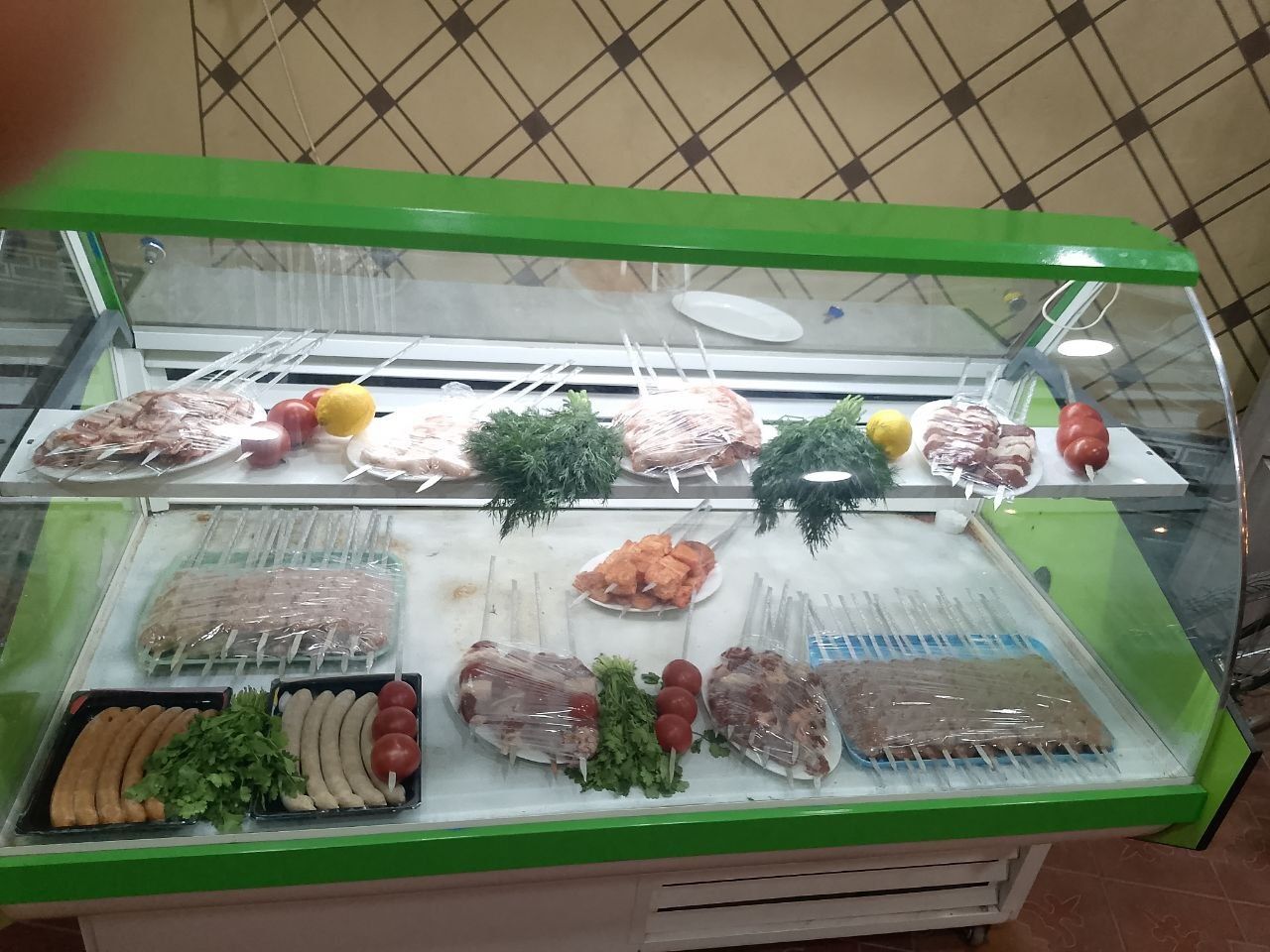 Shashlik uchun holadenlik