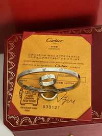 Brățară Cartier LOVE 17 White Gold 18K Slim