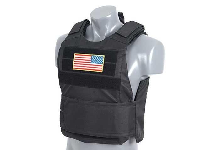 Vesta Tactica Protectie DELTA BODY ARMOR Black,8FIELDS Noua In Ambalaj