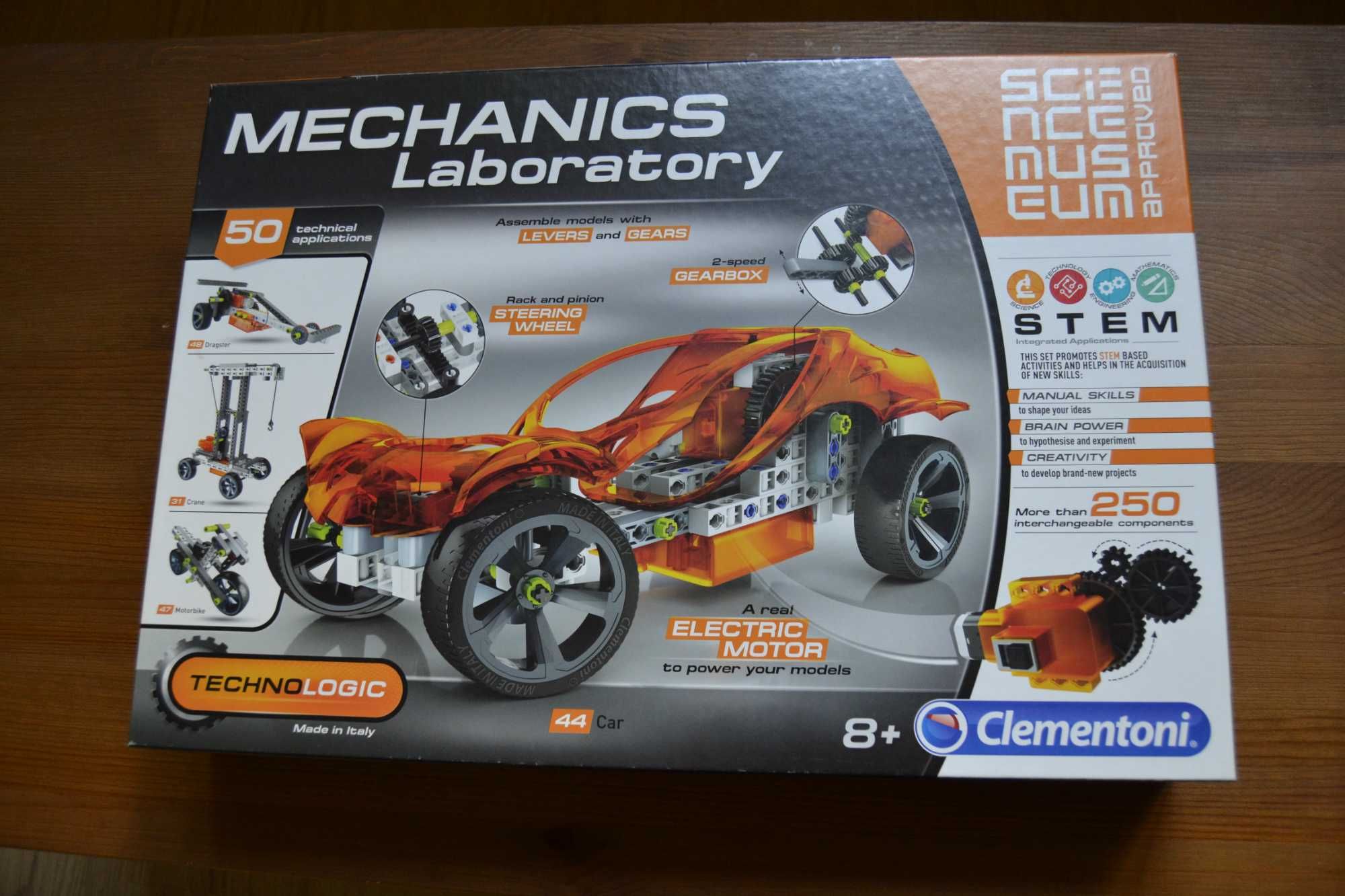 Set Clementoni - Mechanics Laboratory (similar Lego Tehnic) [NOU]