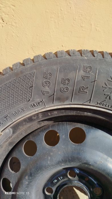 Железни джанти със зимни гуми 15цола.