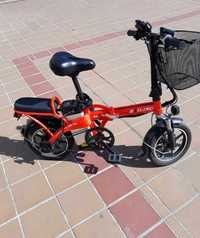 Сгъваем електрически велосипед за възрастни, с литиева батерия