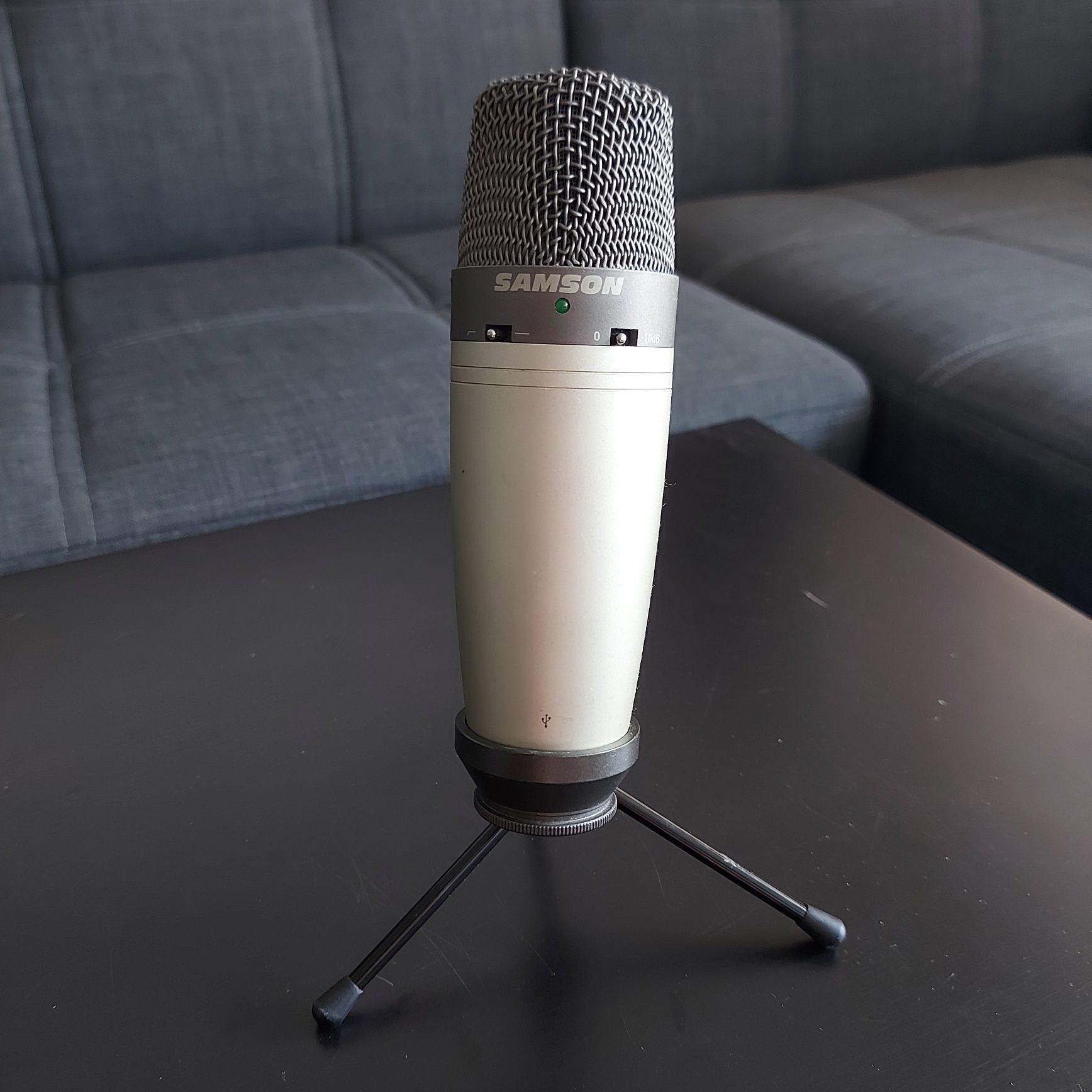 Microfon de studio Samson C03U (condenser, USB)