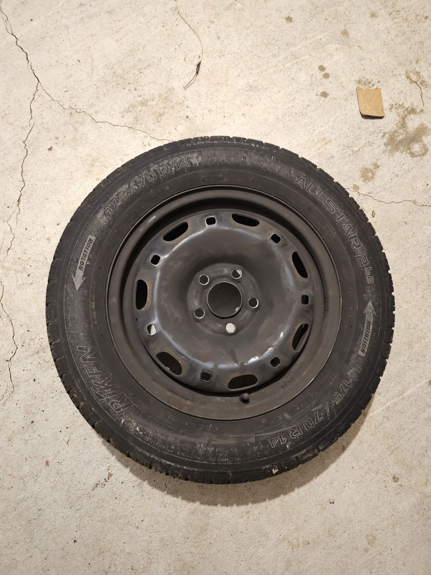 Jante Vag 5x100  R14 cu gume vara 175/70 seat/vw/audi