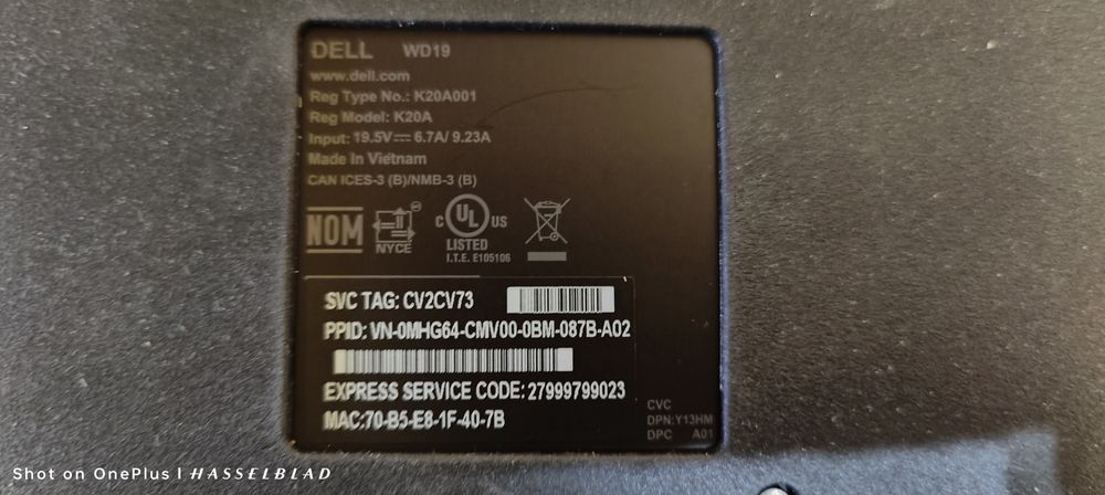 Vand Dell docking station