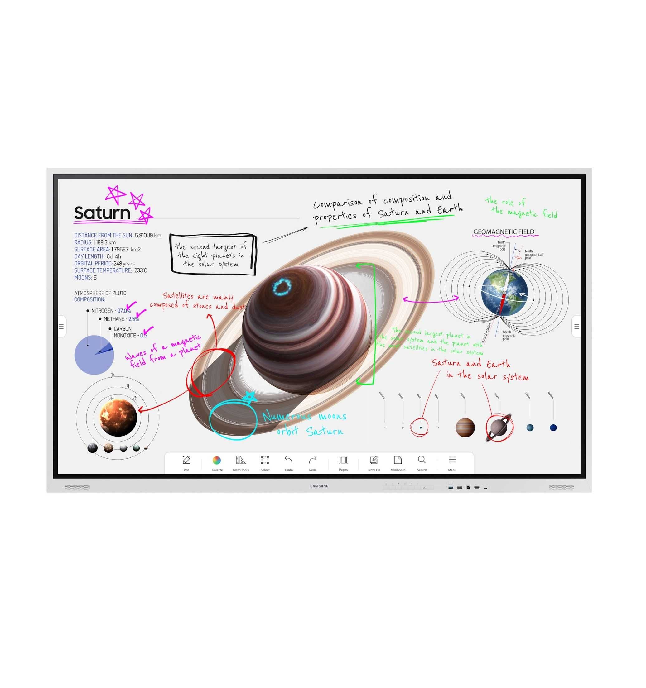 } Цифровой флипчарт Samsung Flip Pro 85" LH85WMBWLGCXCI /VA/4K