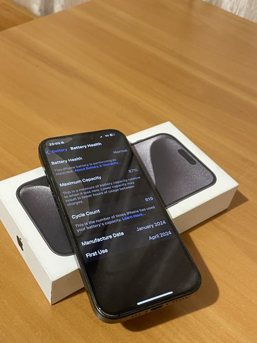 Iphone 15 Pro Black 256Gb