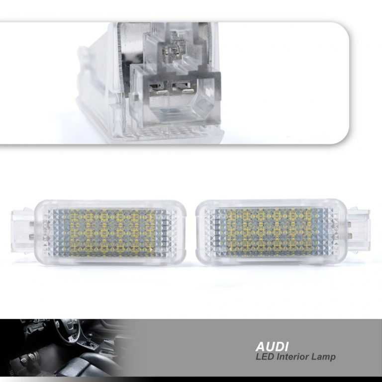 Set Lampi LED Torpedo Lumină picioare Lumina Usi Portbagaj Audi