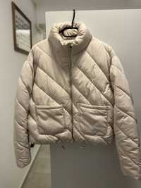 Jachetă Puffer cu protecție la apă și vânt ,Zara,Crem,S