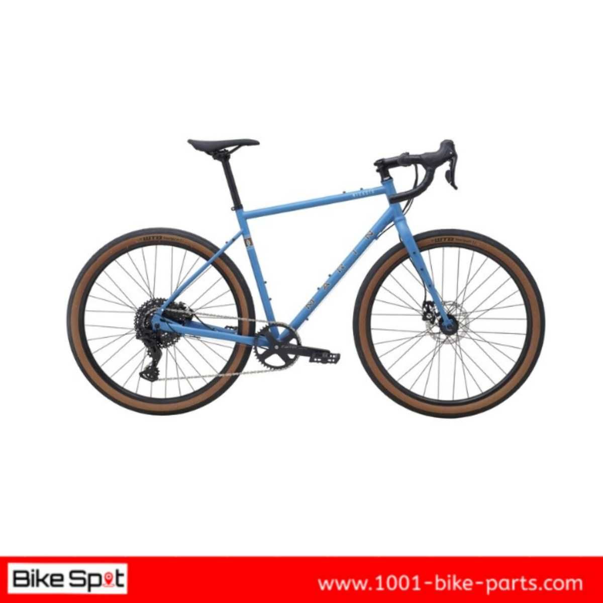 650B-56cm Marin Nicasio+ CrMo Gravel Bike Teal Blue 1x9sp Гравъл