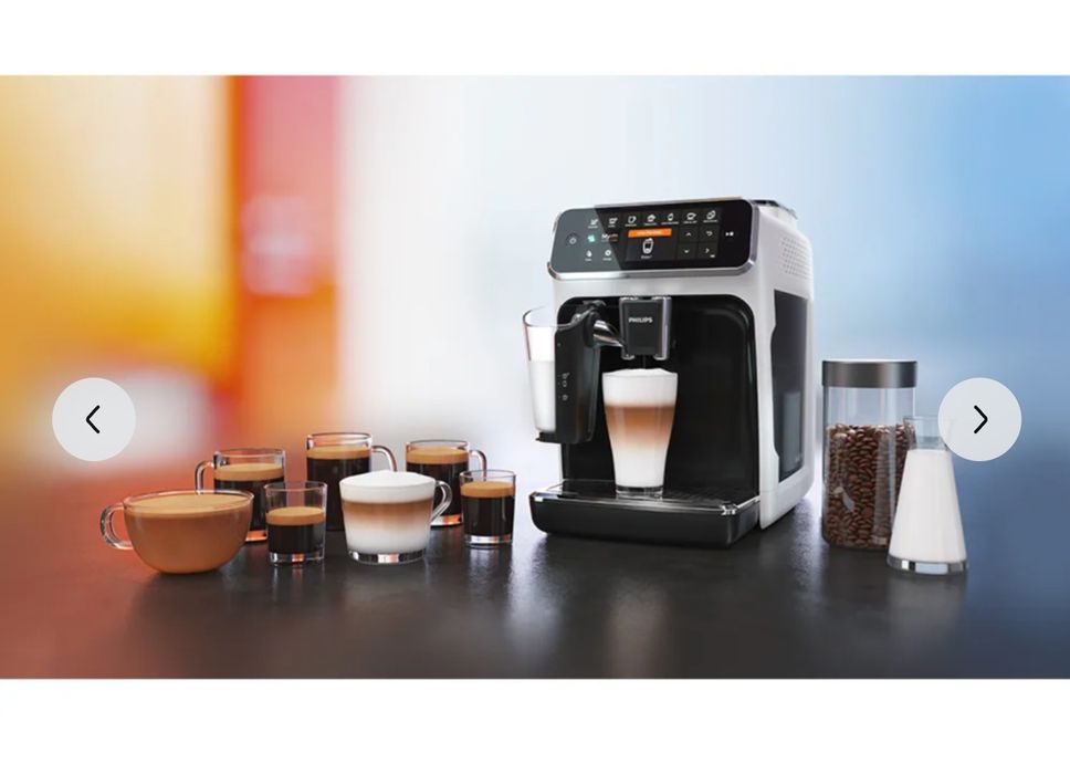 Espressor automat cafea Philips LatteGo 4300 EP4343, 1.8l, 15 bar