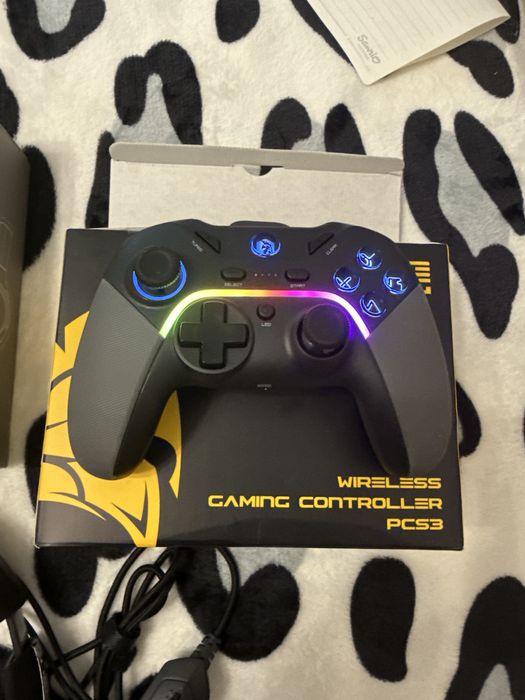 Casti , uliptz wireless headphone + casti speciale gaming + maneta