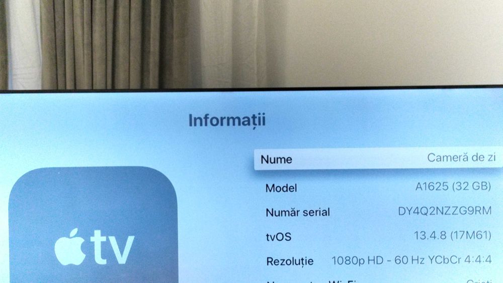 Apple TV 4th Generation 32GB HD Media Streamer - A1625
