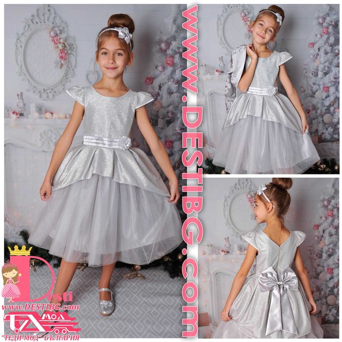 Детски рокли ТЕДИ-МОД - коледни рокли