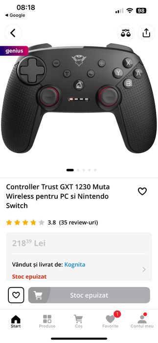 Maneta nintendo swich /PC