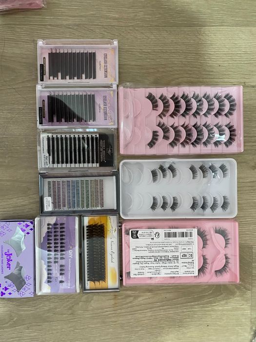 Изкуствени мигли+лепило и пинсети