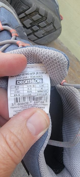 Quechua туристически обувки 37