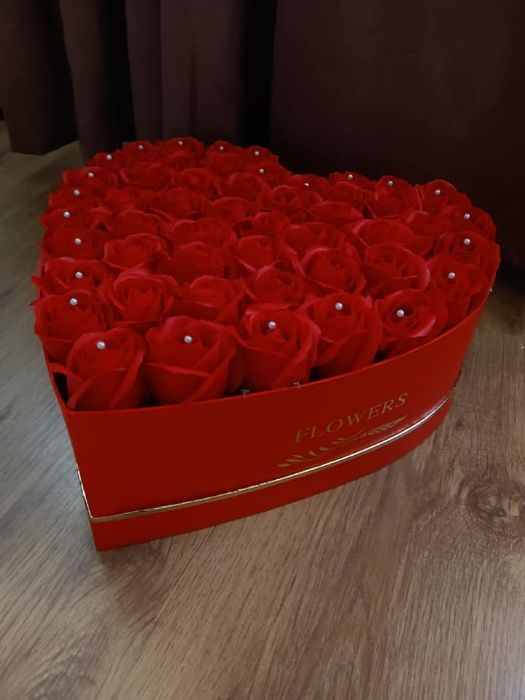 aranjament flori de sapun