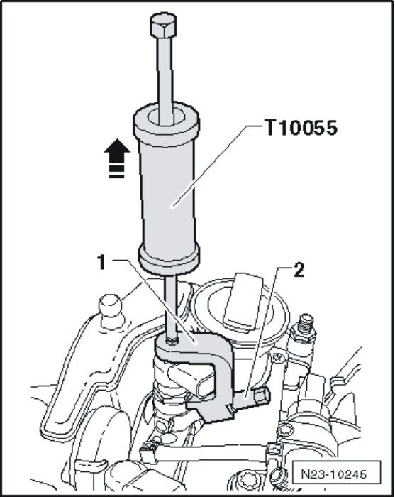 VAG 1.2/1.6 TDi и 2.0L TDI двигатели - Комплект обратен чук за демонта