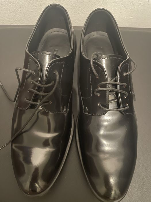 Pantofi eleganti piele lacuita barbati