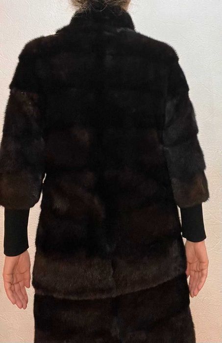 Шуба Норка  натуральная