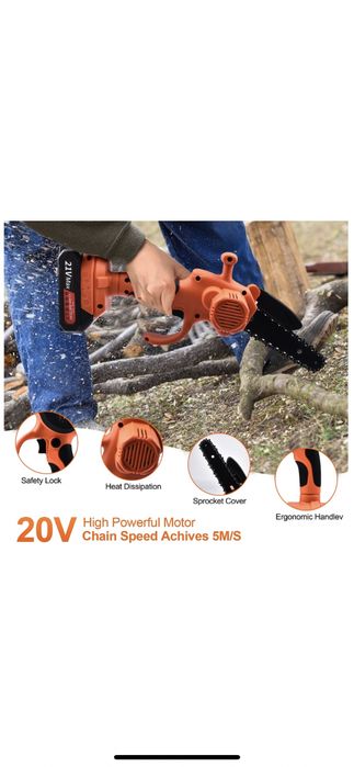 Mini fierastrau Pe Acumulator Portabil 2 Acumulatori