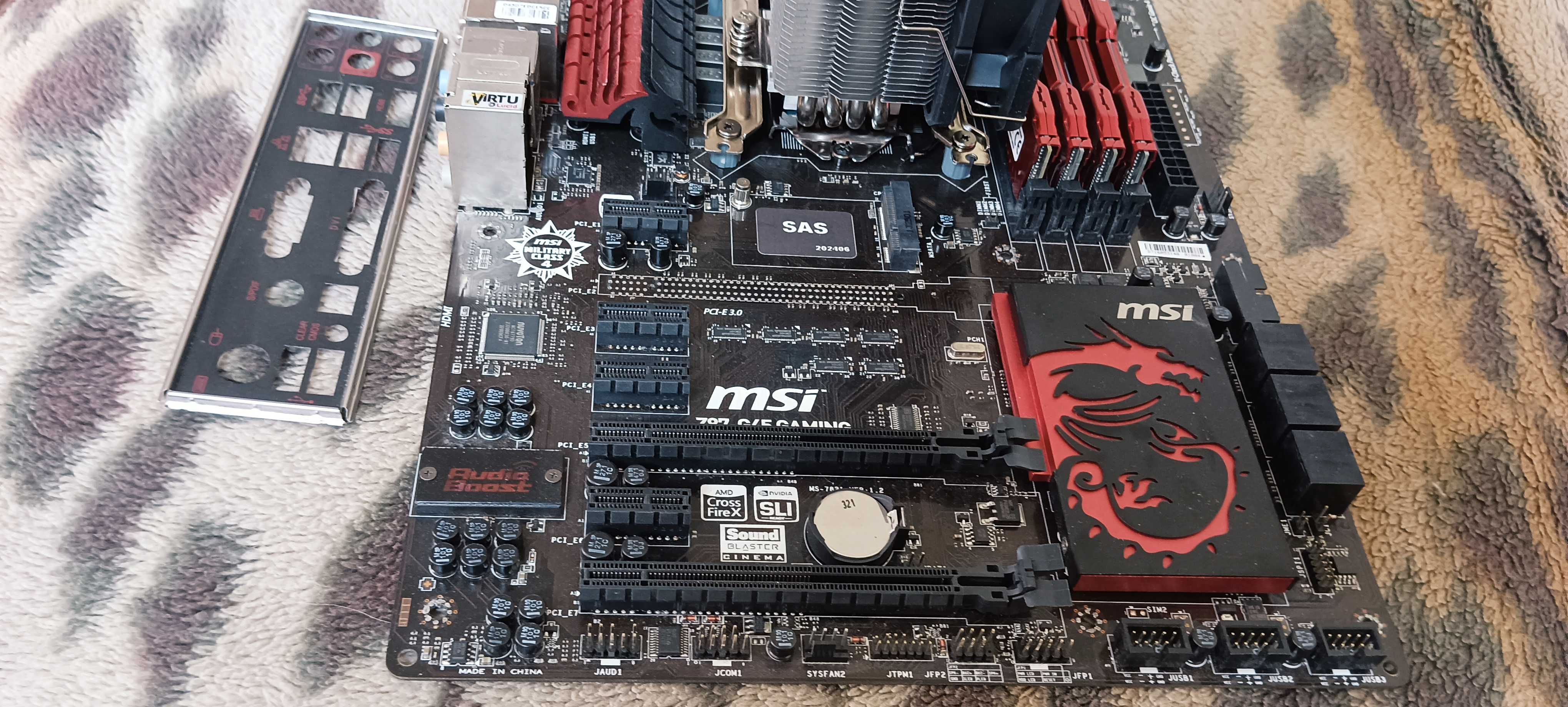 Комплект  Z87-G45 GAMING  16GB ddr3 1600mhz процессор i7-4790