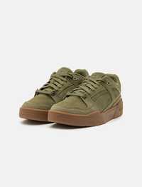 Puma Slipstream suede trainers in dark green